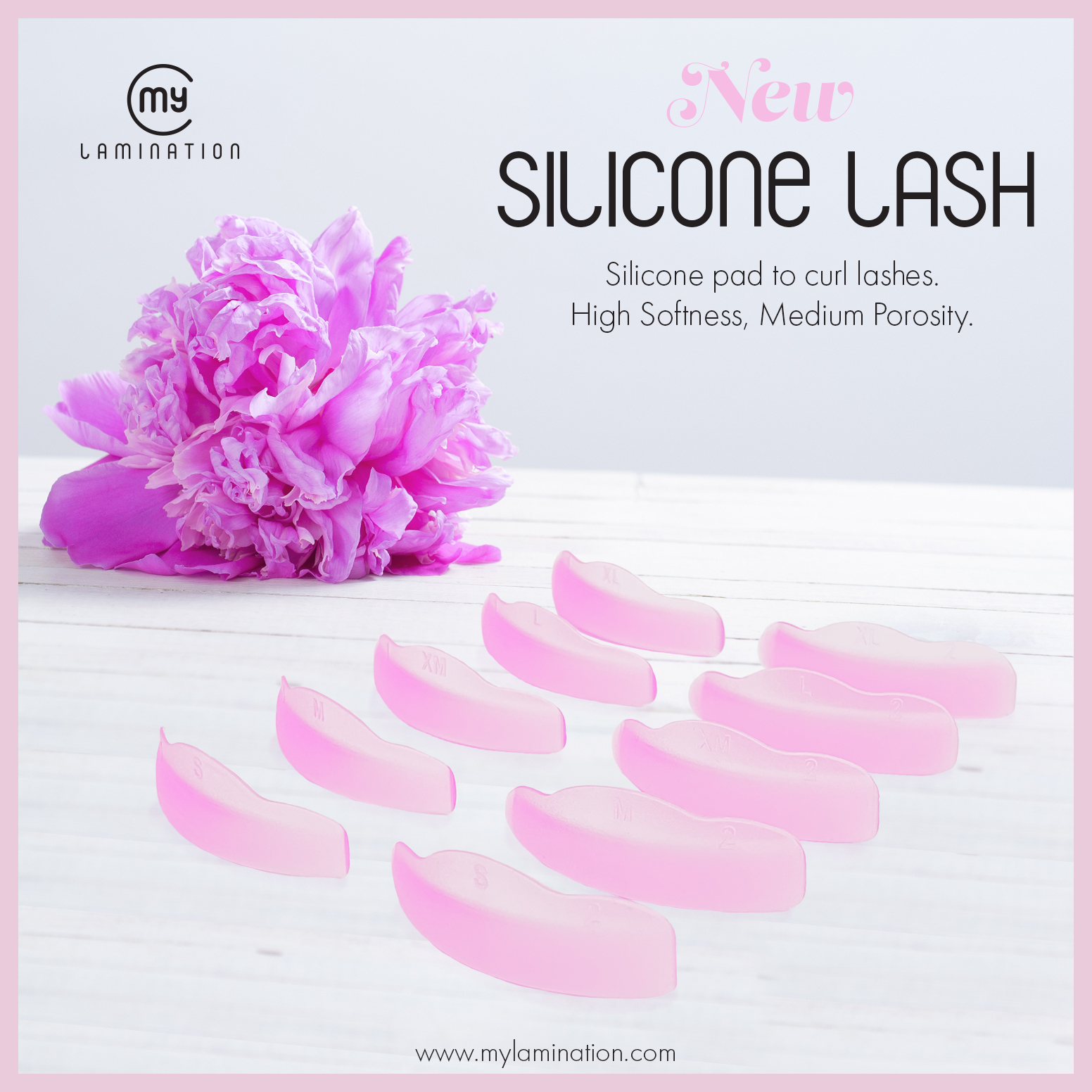 Silicone Eyelash Curler, M LeviSsime Lash Mold